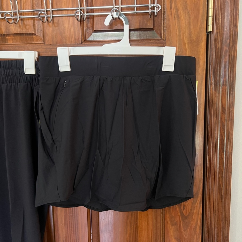 Black All In Motion Skort with shorts